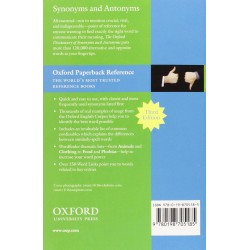 Odxord Dictionary Of Synonyms And Antonyms